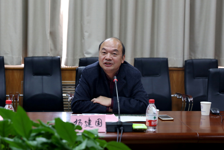 老杨会客厅杨建国先生来校考察交流