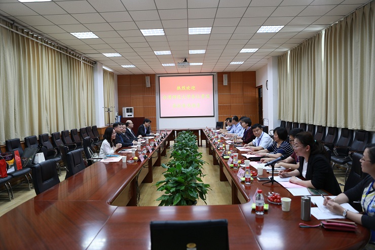 台湾师范大学张国恩校长一行来访我院